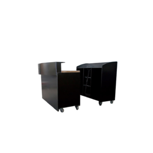 Tokyo back bar black L150xW63xH132