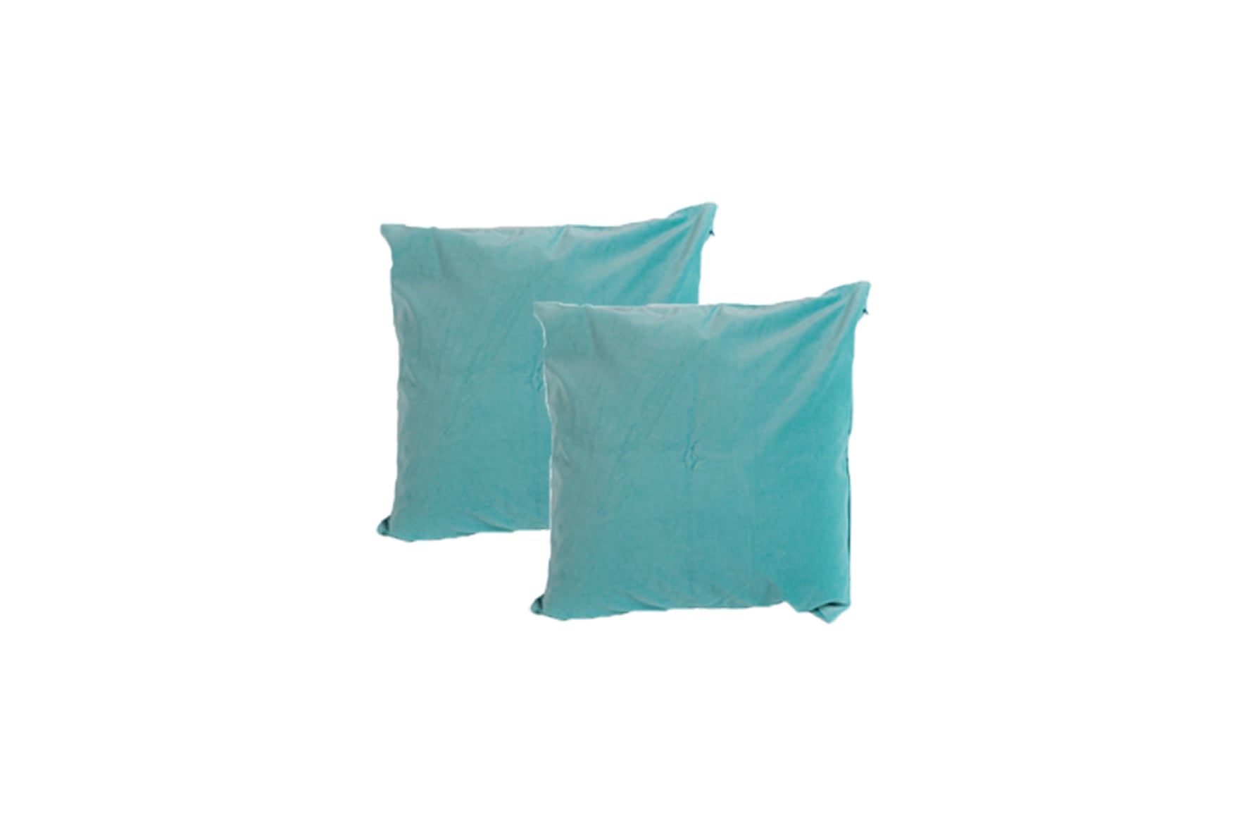 Sierkussen | Fluweel mintblauw L45xB45